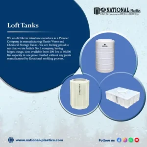 National Plastics Water Tank