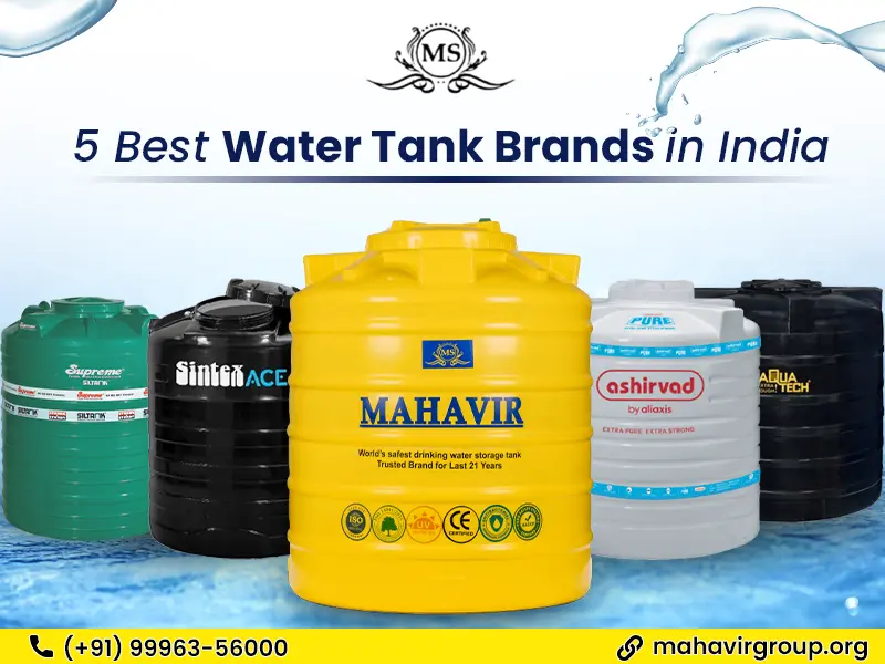 5 Best Water Tank Brands in India - Mahavir Group