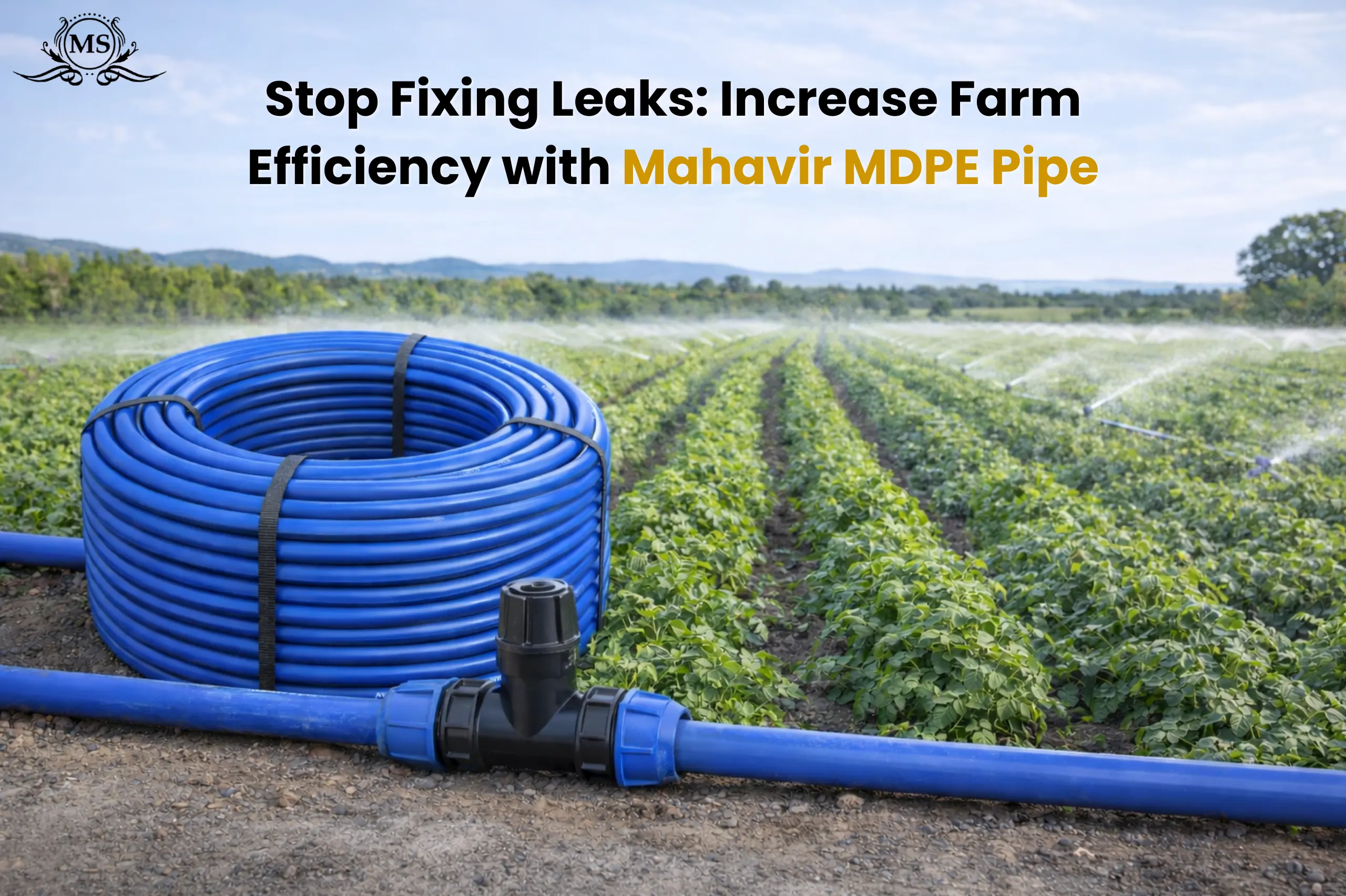 Stop Fixing Leaks Increase Farm Efficiency with Mahavir MDPE Pipe