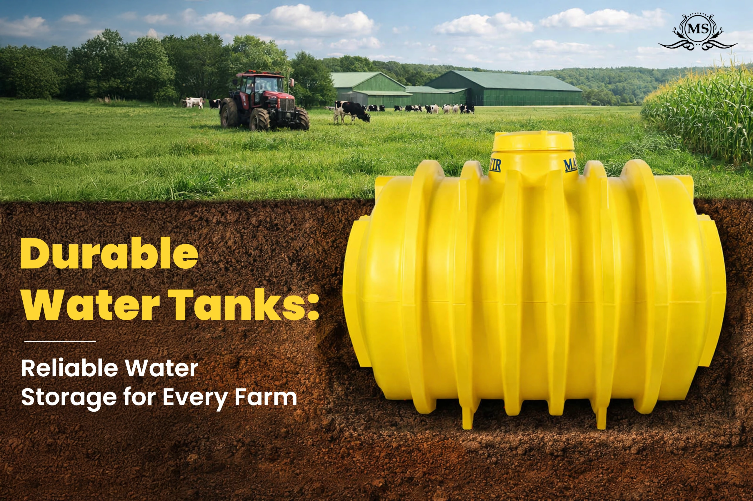Durable Water Tank Reliable Water Storage for Every Farm