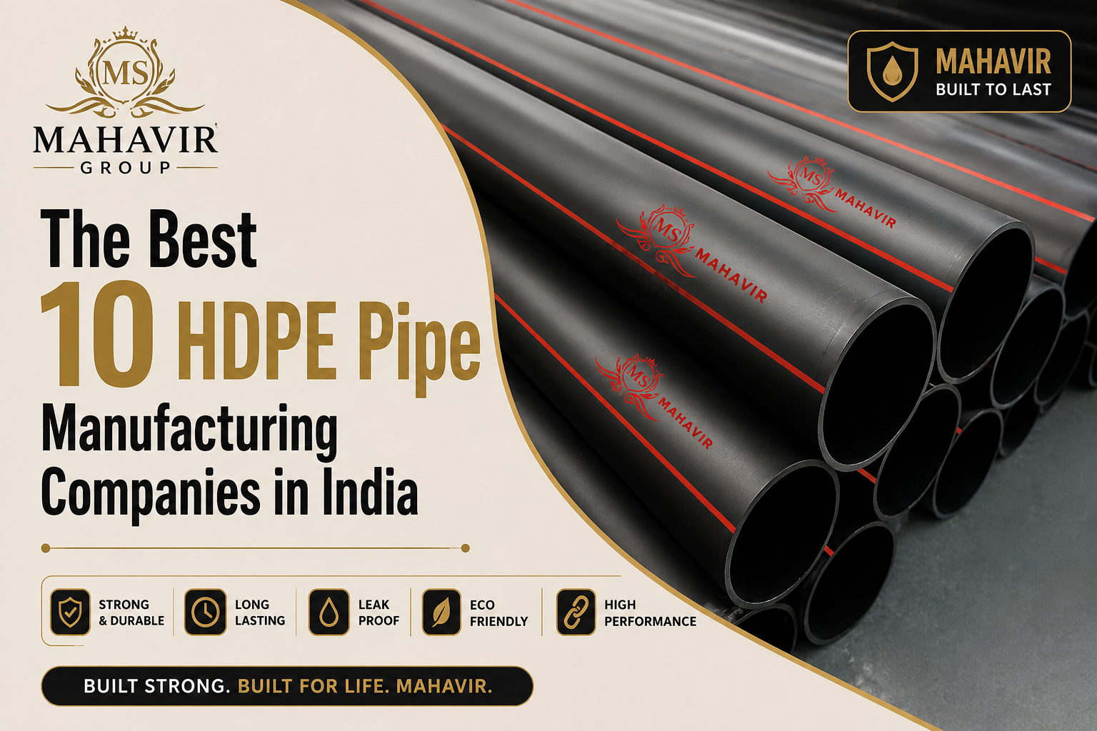 Best 10 HDPE Pipe Manufacturing Companies in India 2026
