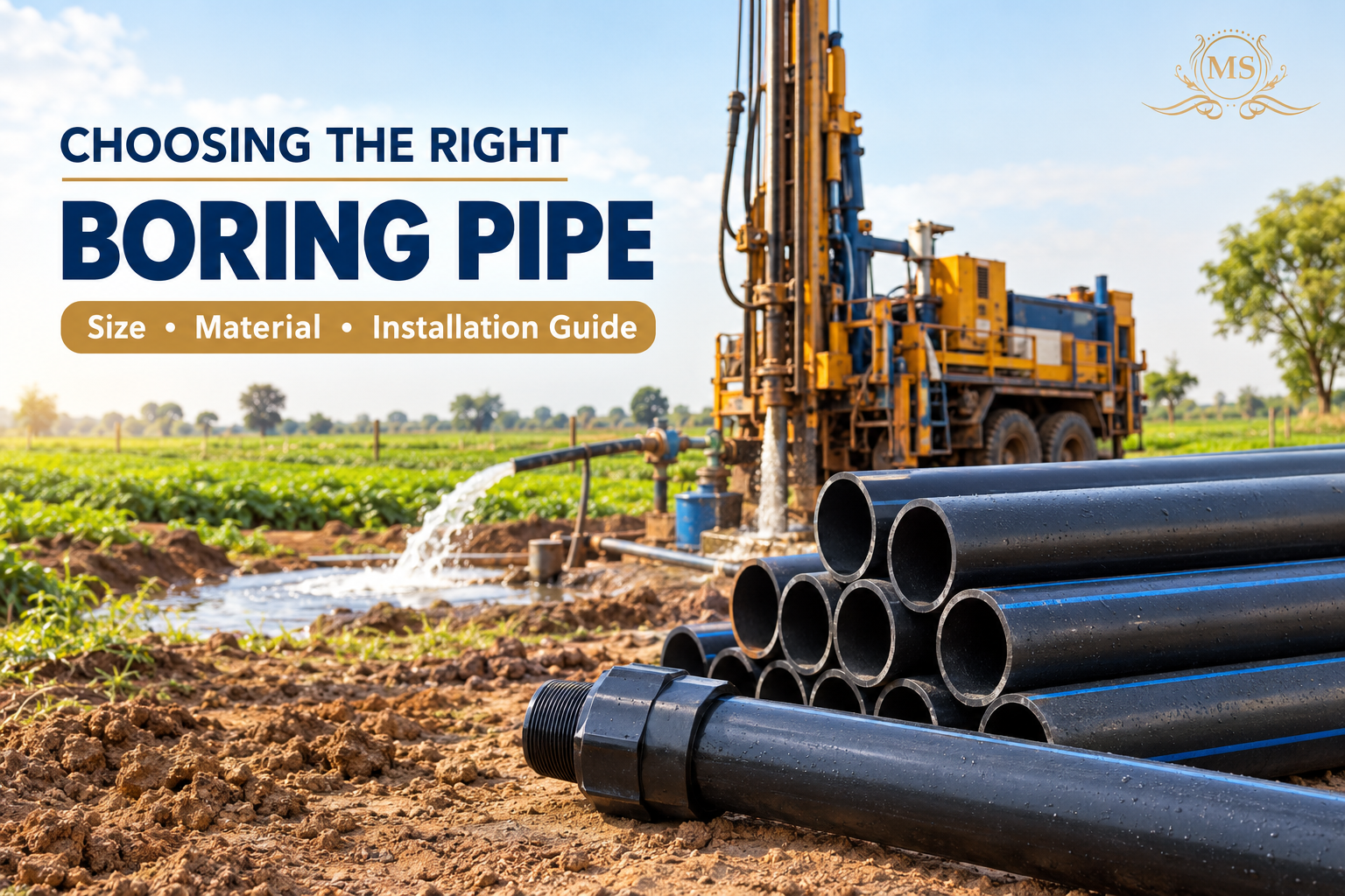 Boring Pipe for Borewell