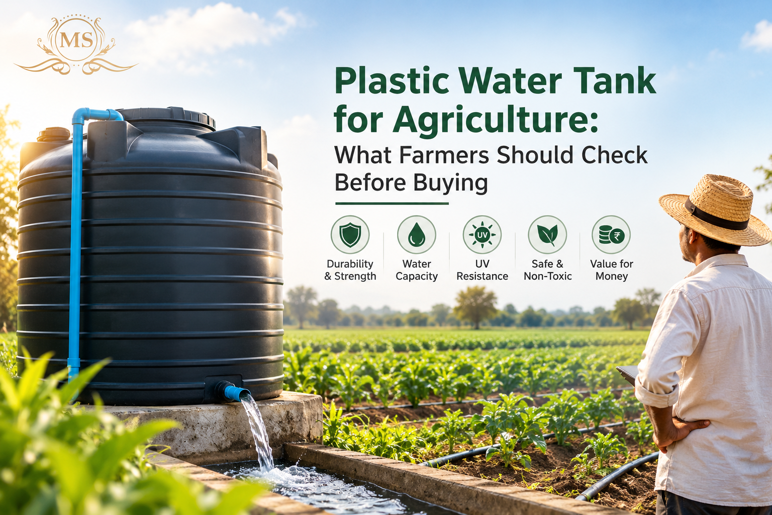 Plastic Water Tank for Agriculture